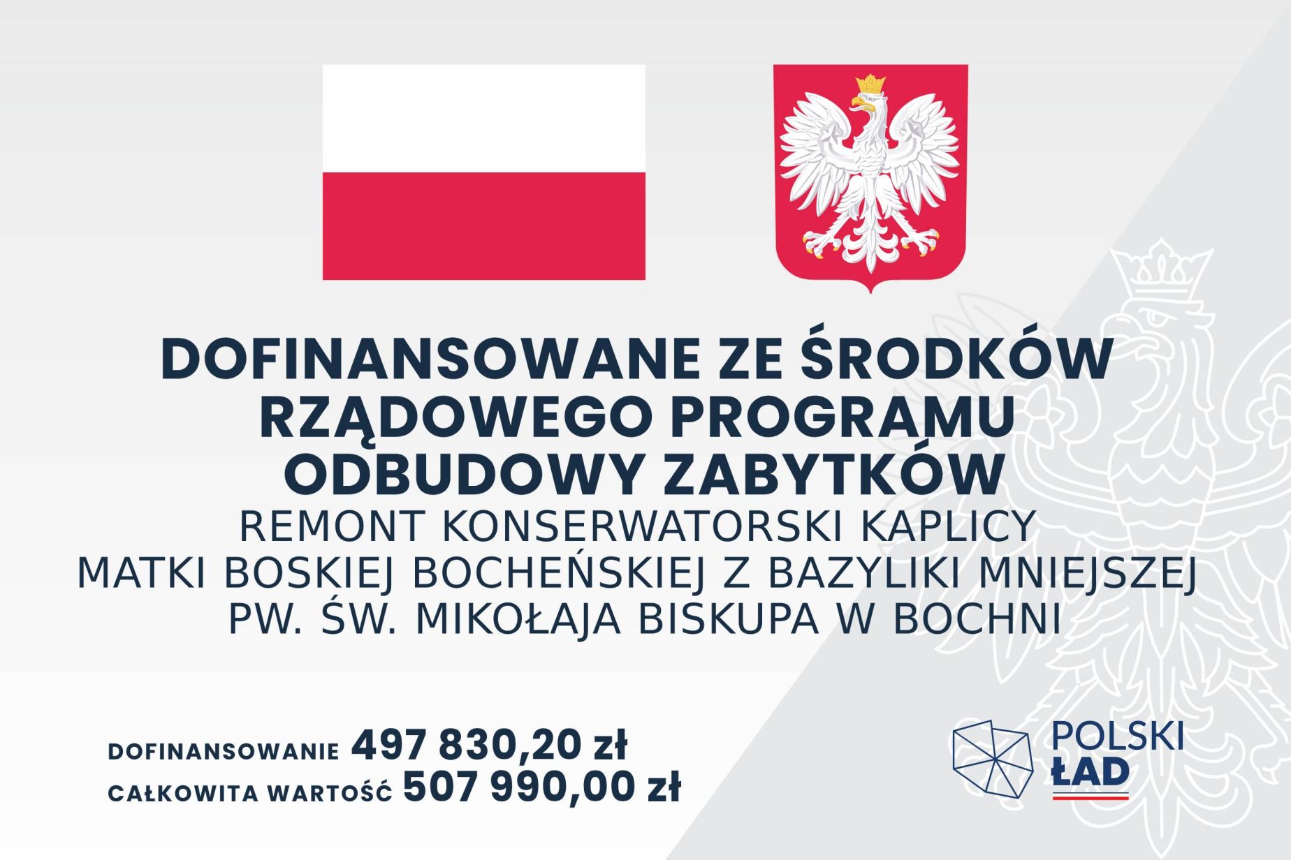 Dofinansowano z Rządowego Programu Odbudowy Zabytków