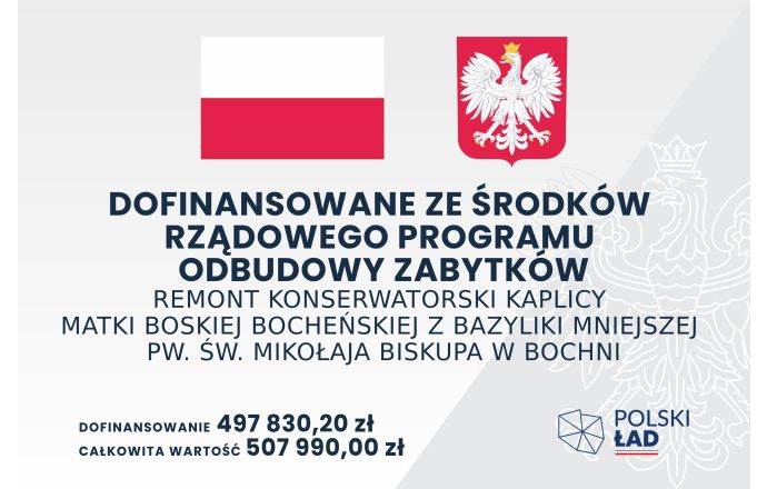 Dofinansowano z Rządowego Programu Odbudowy Zabytków