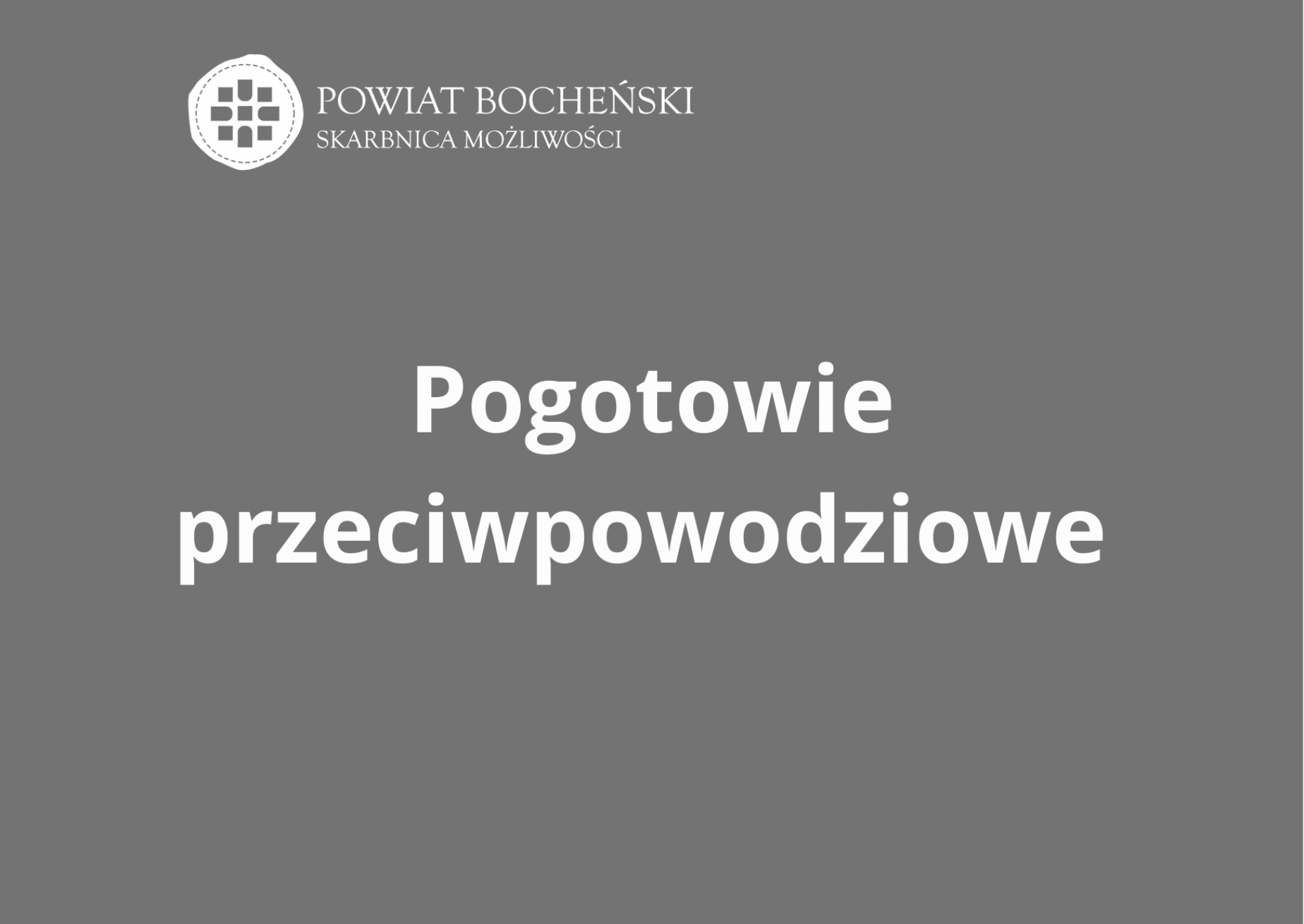 pogotowie przeciwpowodziowe