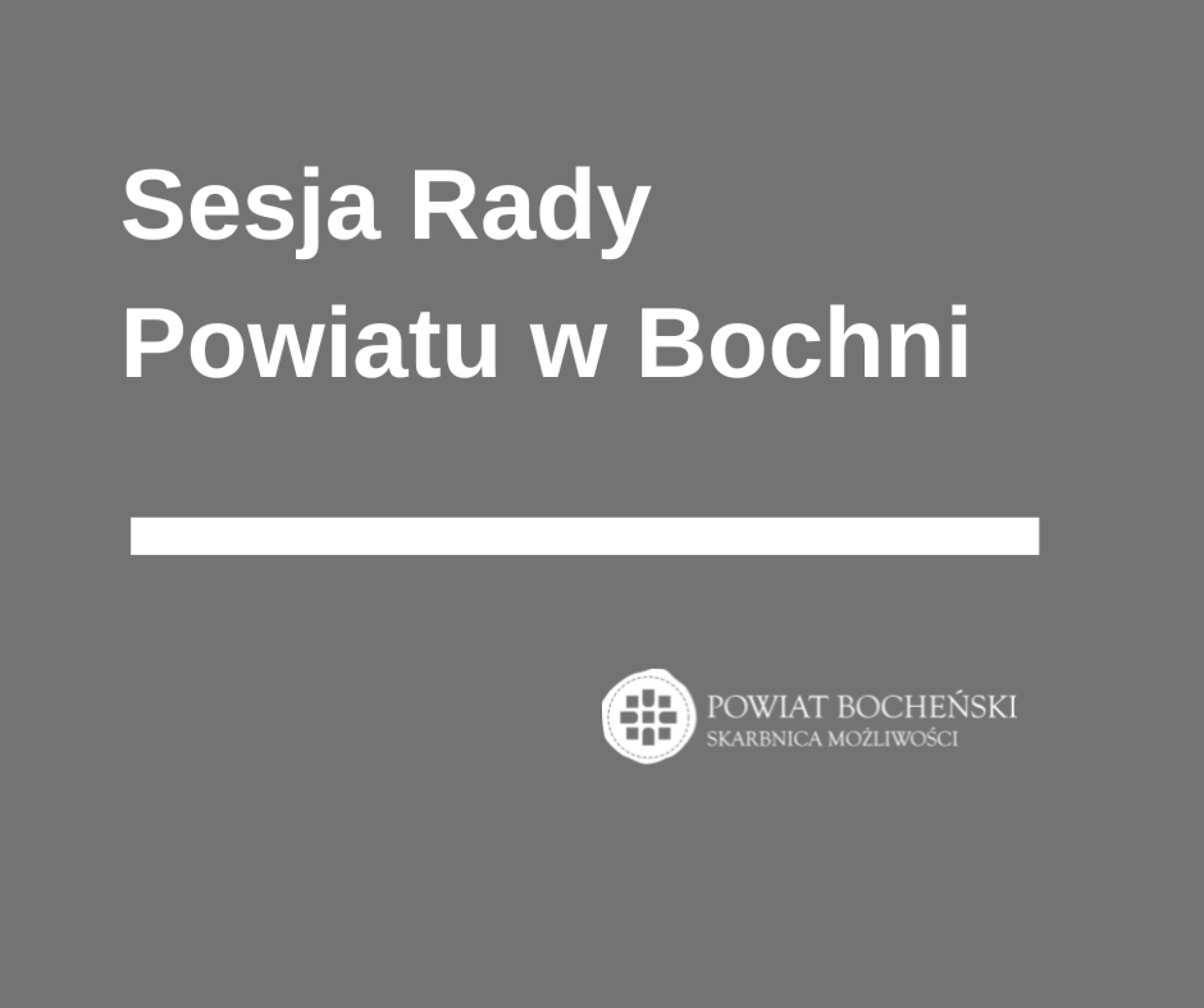 Sesja Rady Powiatu 