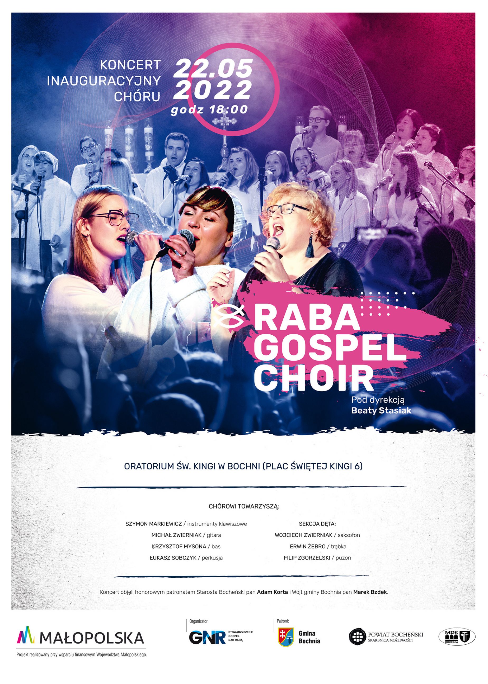 Koncert inauguracyjny chóru Raba Gospel Choir 