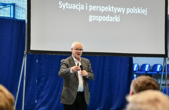 Wystapienie prof Jerzego Hausnera podczas Forum Przedsiębiorczości