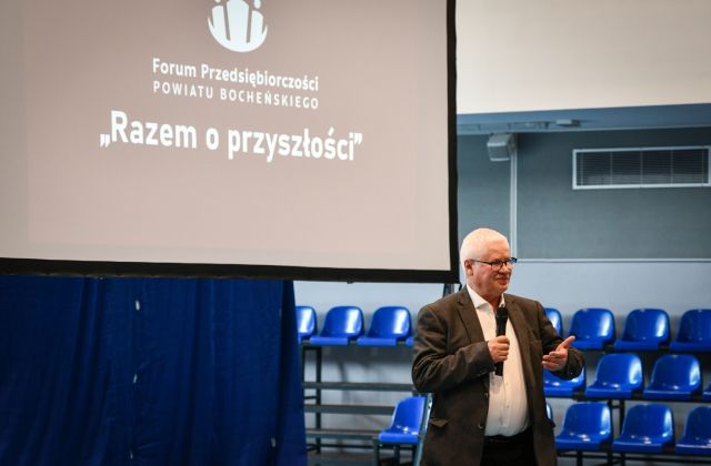 Wystapienie prof Jerzego Hausnera podczas Forum Przedsiębiorczości