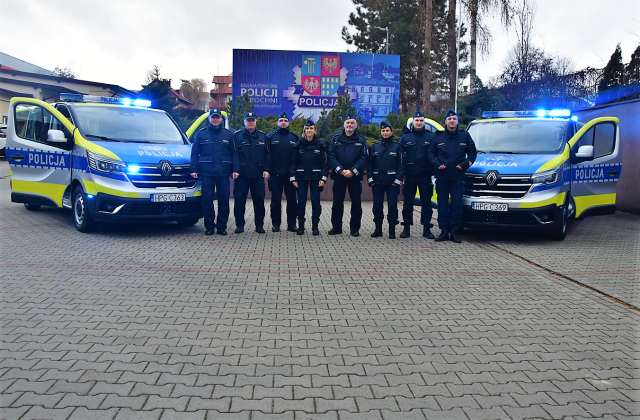 Nowe radiowozy w Komendzie Powiatowej Policji w Bochni