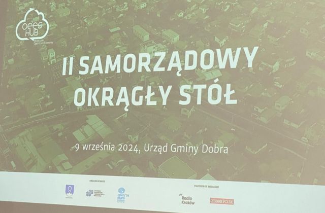 Starosta Bocheński Adam Korta uczestniczył w II Samorządowym Okrągłym Stole w Gminie Dobra