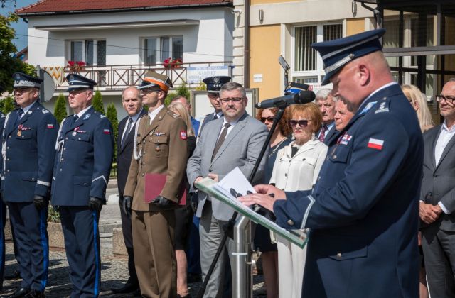 Powiatowe Obchody Święta Policji w Łapanowie