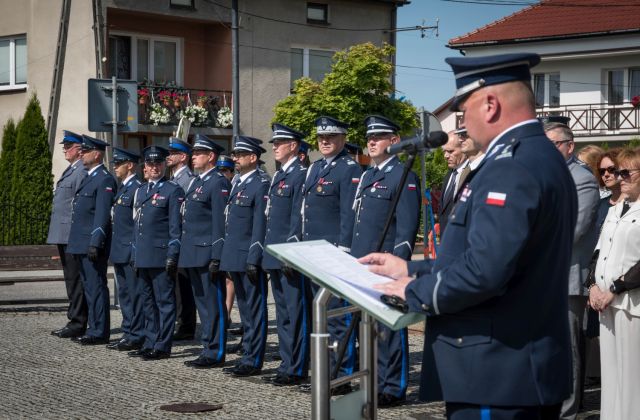 Powiatowe Obchody Święta Policji w Łapanowie