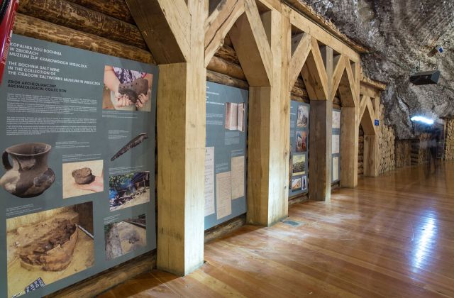 Wystawa bocheńskiej kopalni w Wieliczce