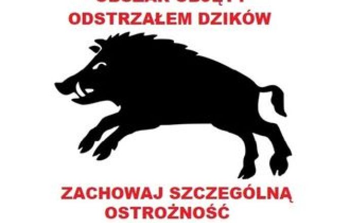 Informacja o odstrzale sanitarnym dzików